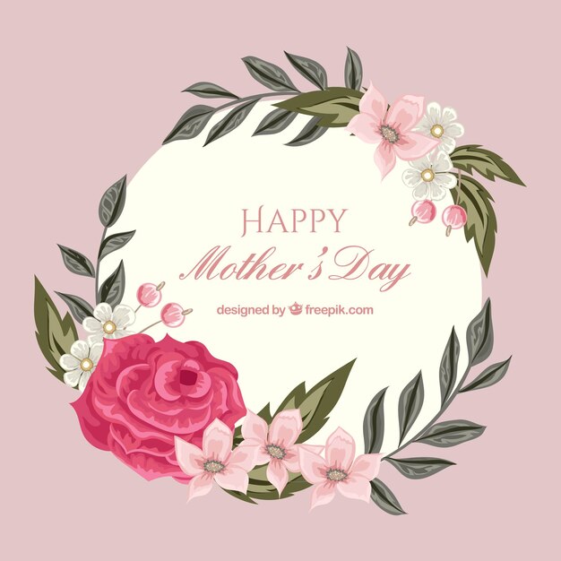 Beautiful floral background of mother day 