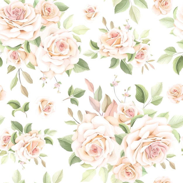 beautiful floral seamless pattern