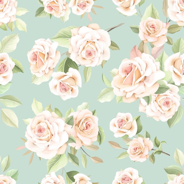 beautiful floral seamless pattern