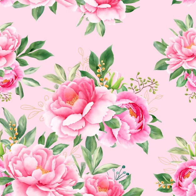 beautiful floral seamless pattern