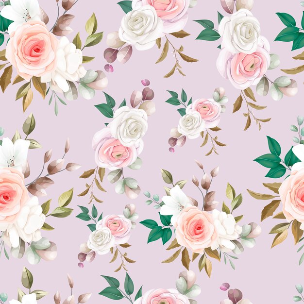 Beautiful floral seamless pattern