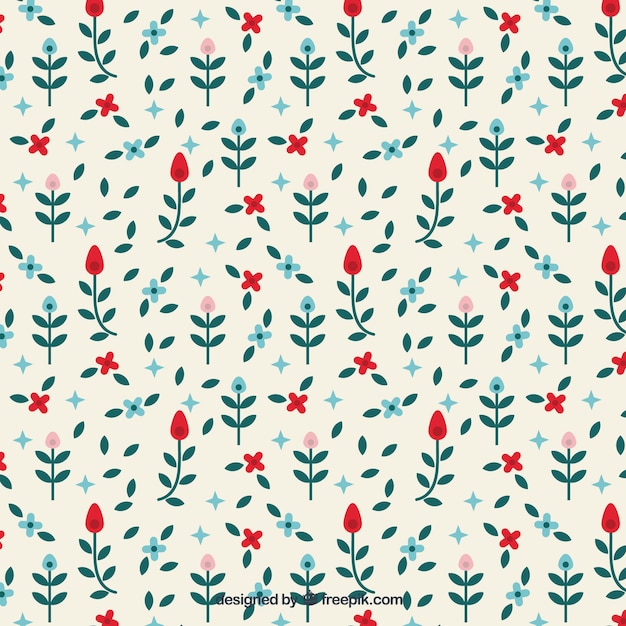 Beautiful flowers pattern 