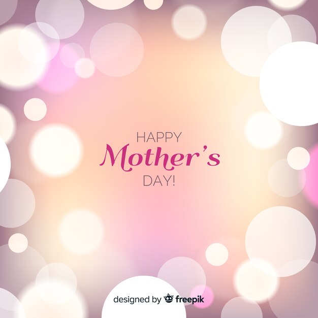 Beautiful happy mothers day greeting card