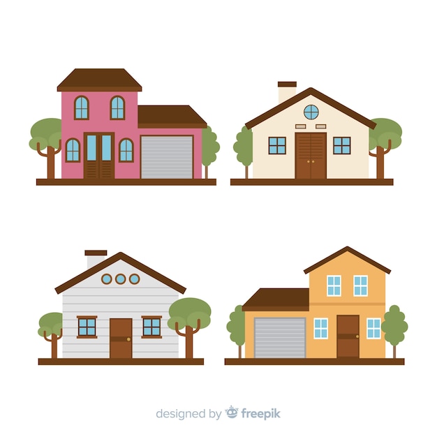 Beautiful houses set 