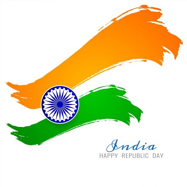 Beautiful Indian Flag theme vector background