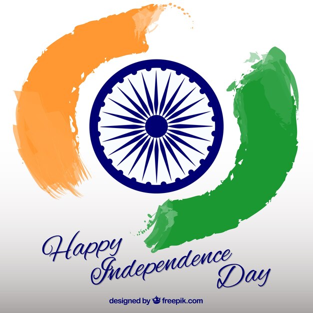 Beautiful indian independence day background