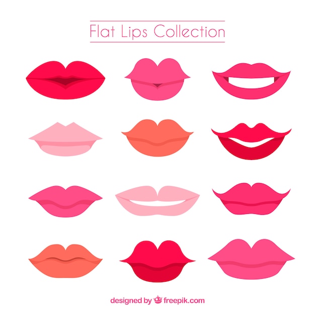 Beautiful lips set 