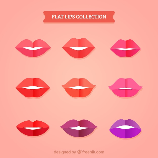 Beautiful lips set 