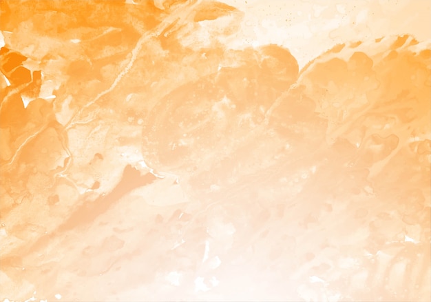 Free Vector beautiful orange splash watercolor texture background