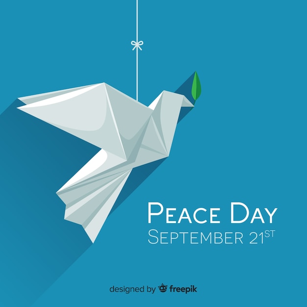 Beautiful peace day background