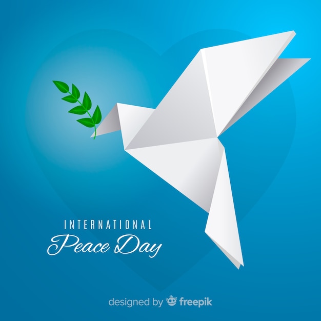 Beautiful peace day background