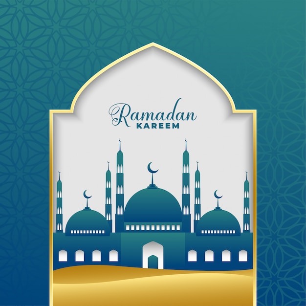 Beautiful ramadan kareem islamic background