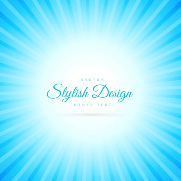 Free Vector beautiful sky blue sunburst background