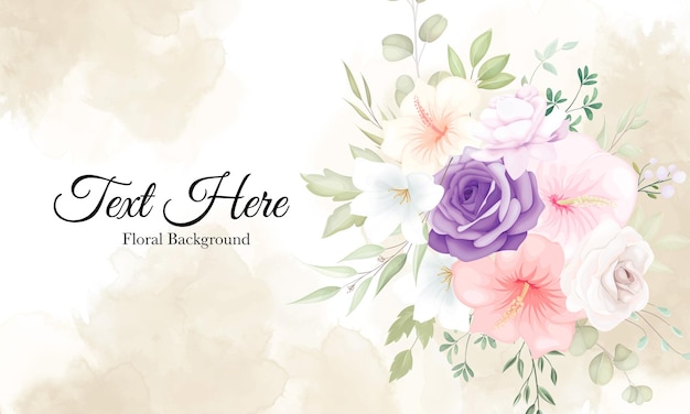 Beautiful soft flower background