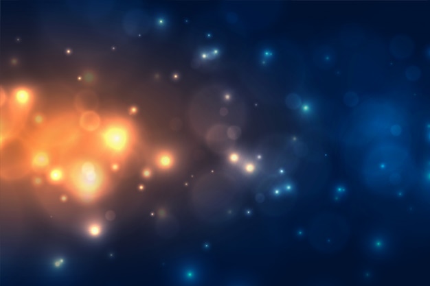 Beautiful sparkling bokeh light effect design