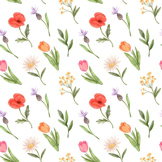 Beautiful spring floral pattern