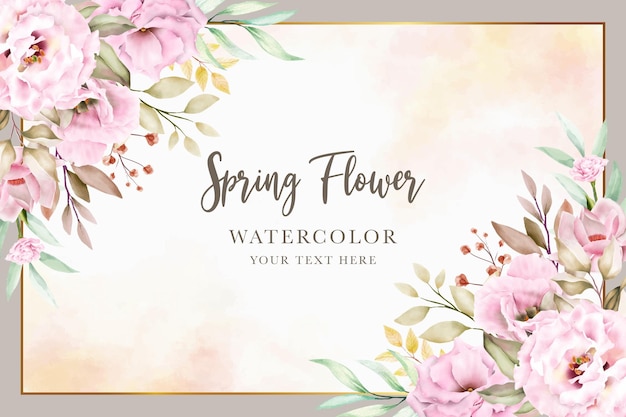 beautiful summer floral background design