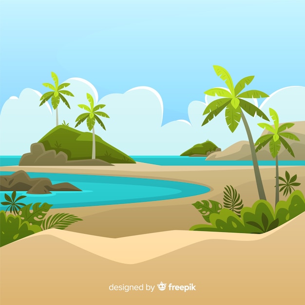 Beautiful tropical background