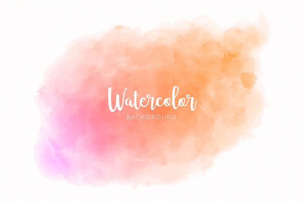 Beautiful watercolor splash