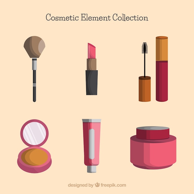 Free Vector beauty accessories set