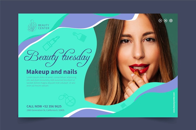 Beauty salon banner