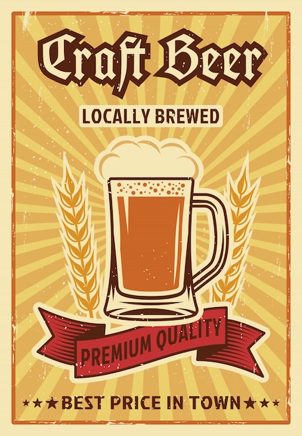 Beer Colored Poster