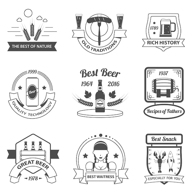 Beer Label Set