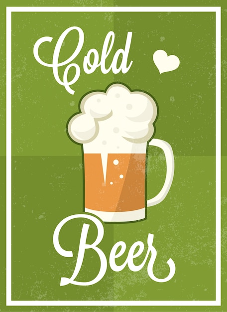 Beer poster design