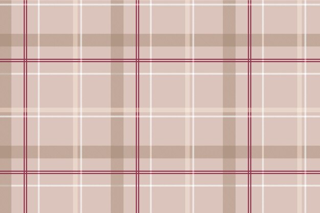 Beige plaid background, grid pattern design vector