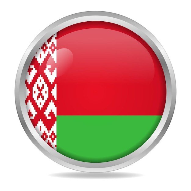 Free Vector belarus flag gradient button circle