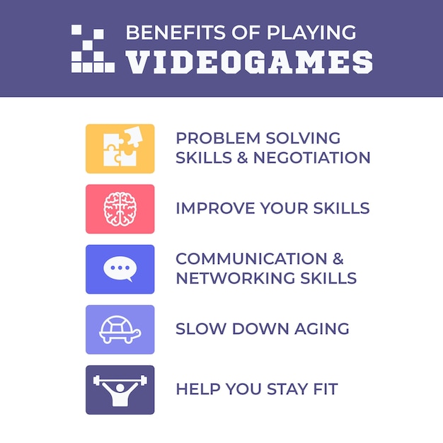 Benefits of playing video games