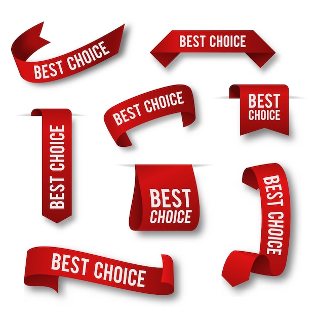 Free Vector best choice set