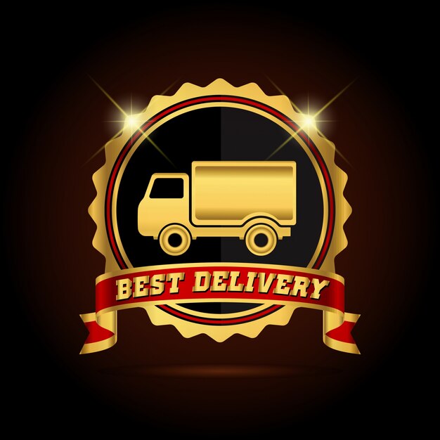 Best delivery logo background