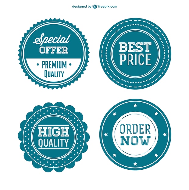 Best price retro badges 