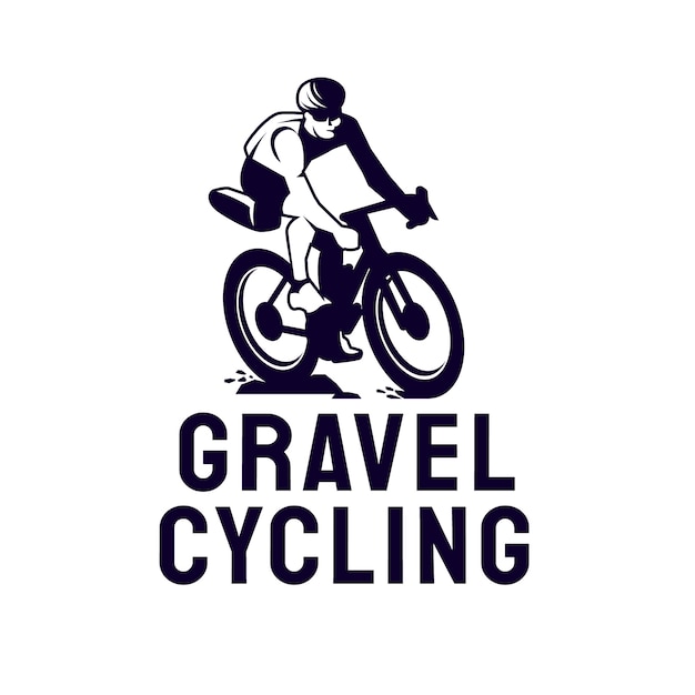 Free Vector bicycle logo template design