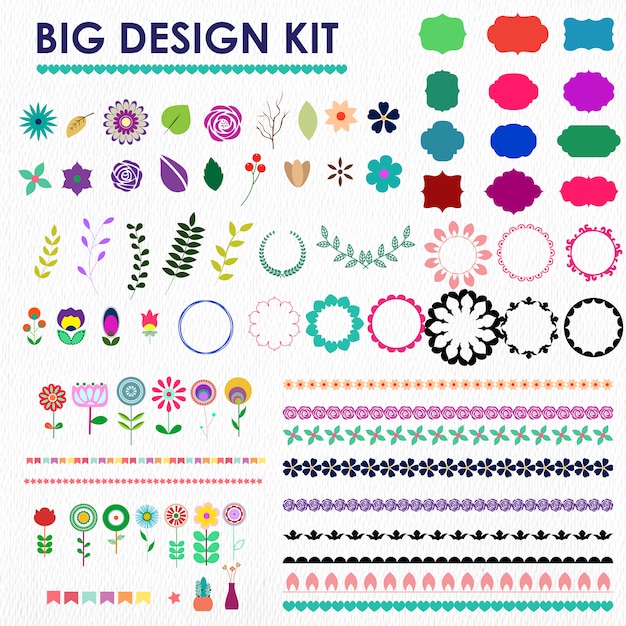 Big decoration design kit