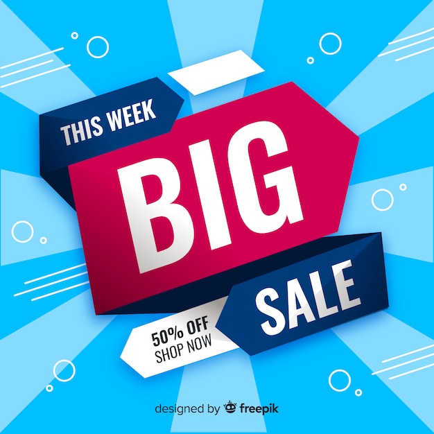 Big sale banner