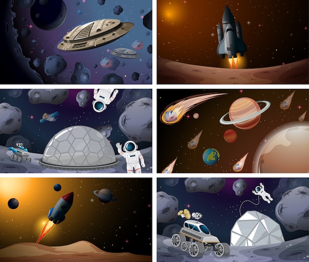 Big space scene set