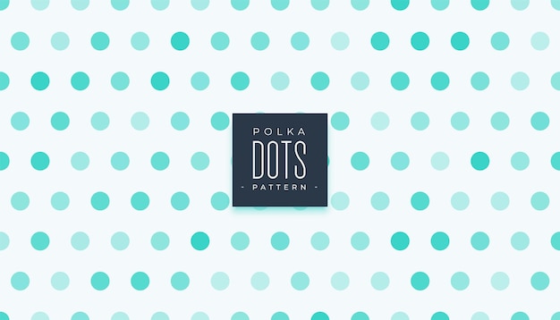 Free Vector big turquoise color dotted pattern banner in polka effect