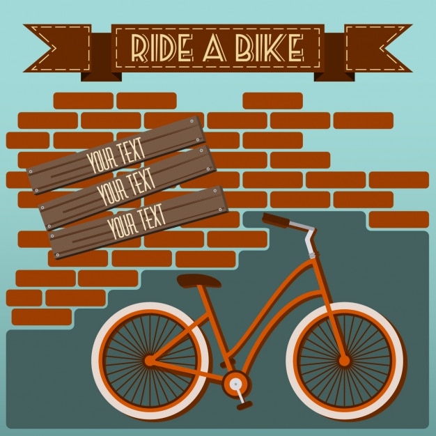 Free Vector bike background design