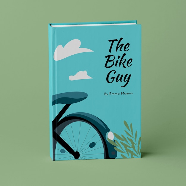 Free Vector the bike guy wattpad book cover