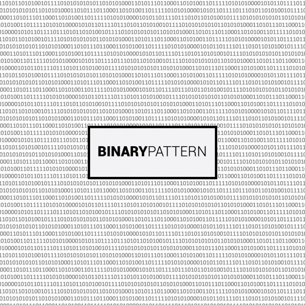 Free Vector binary code pattern design