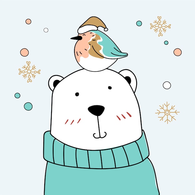 Bird and bear