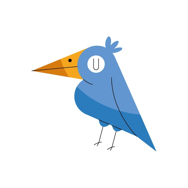 Free Vector bird doodle illustration