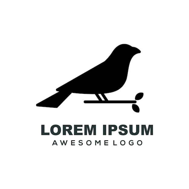 Free Vector bird silhouette logo