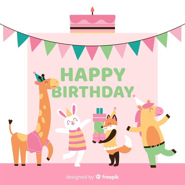 Birthday animals