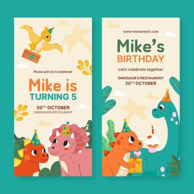 Birthday template design