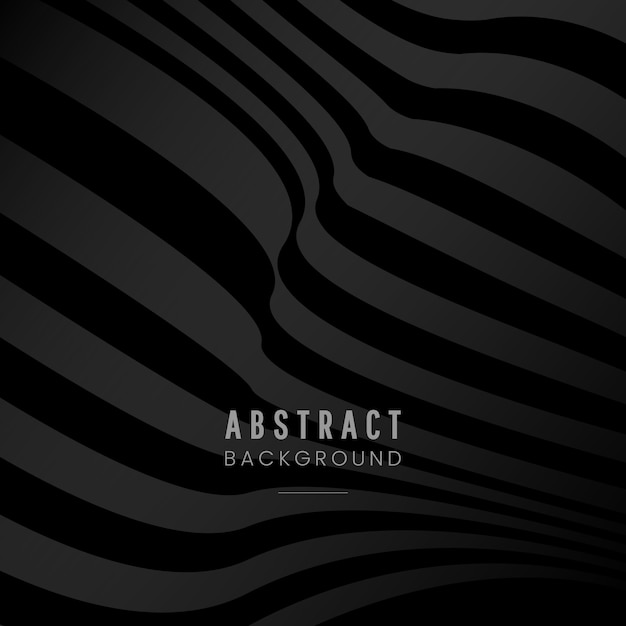 Black abstract background design vector