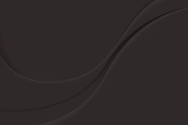 Black abstract wavy background