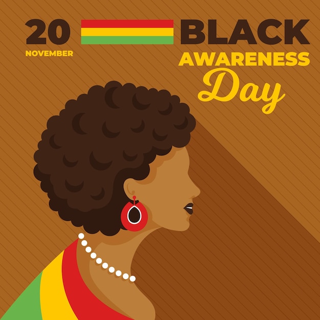 Free Vector black awareness day